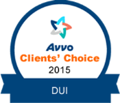 Avvo Clients' Choice Award in DUI Defense 2015